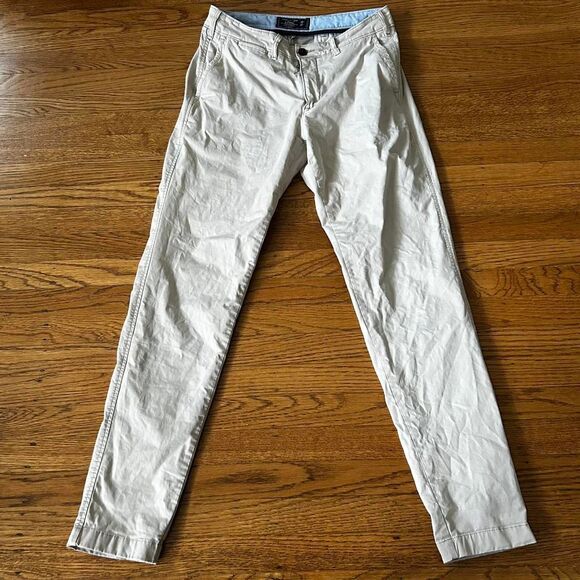 Abercrombie & Fitch Beige Pants/ khaki's - Picture 1 of 8